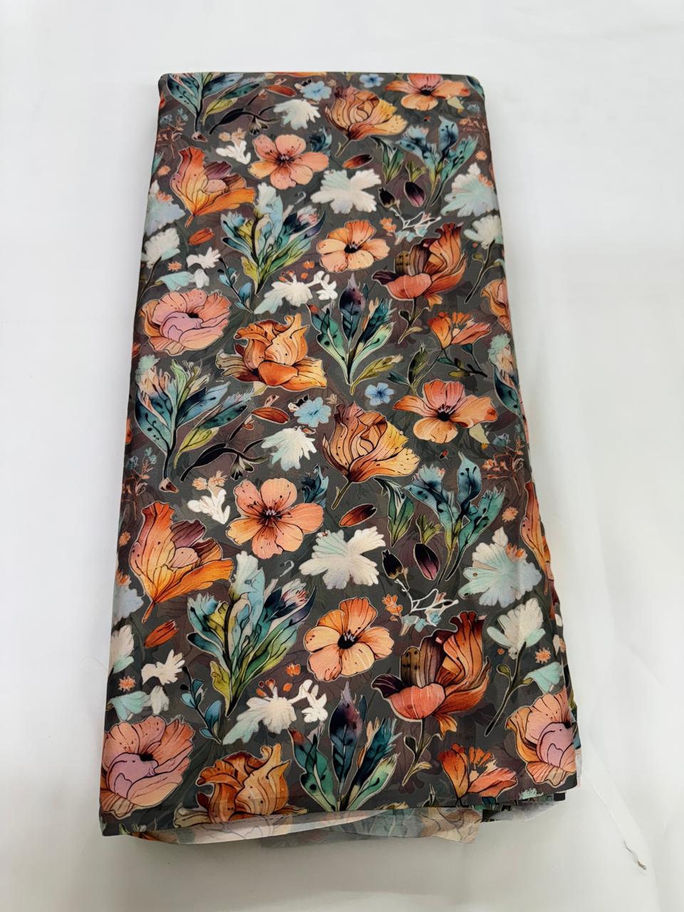 Japan Satin Digital Print Fabric, Multicolour Japan SatinFabrics, Lightweight Japan Satin For Party, Japan Satin Digital Print Fabric for Wedding Dress, Japan Satin Digital Print Fabric Fabric Decoration Gown Fabric By the Yard/Meter