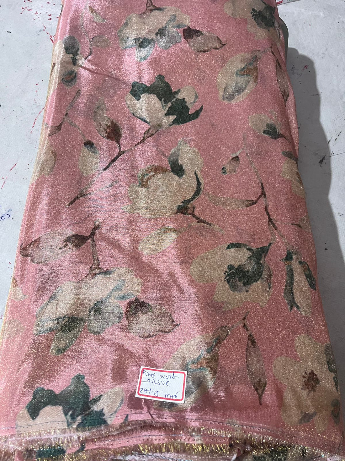 Elegant Glass Organza Embroidery Fabric, Lightweight Organza Embroidery Fabric For Party, Glass Organza Premium Embroidery For Wedding, Sequins Work Embroidered Glass Organza Fabric Decoration and Gown Fabric By Yard/Meter (Copy)