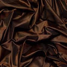 Brown Taffeta Silk Fabric, Silk Taffeta Fabric, Plain Taffeta Fabric, Light Silk Taffeta Fabric for Wedding Gown, Faux Taffeta Fabric, Plain Taffeta Silk Fabric By The Yard/Meter