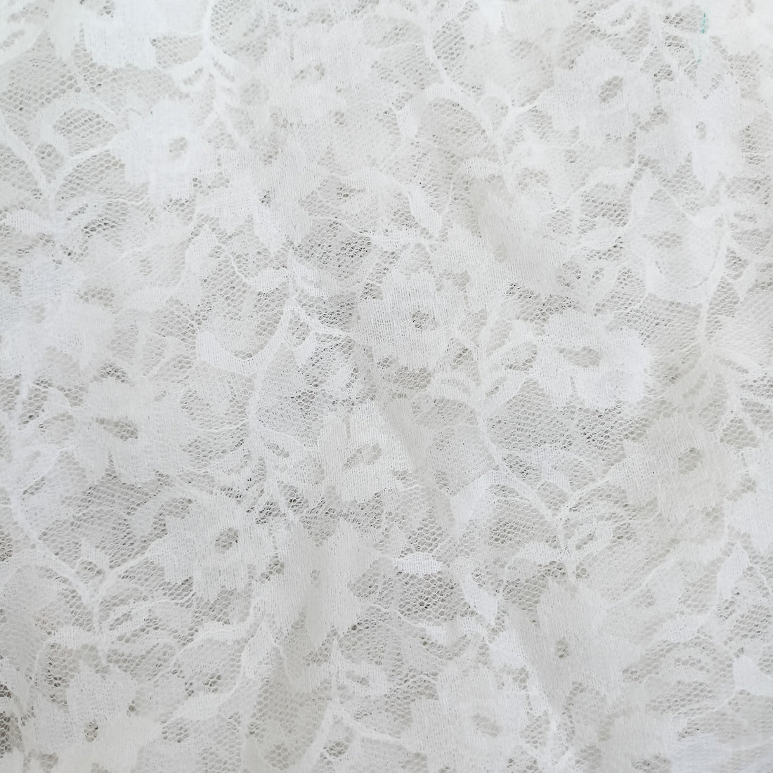 Off White Tulle Floral, Floral Tulle Lace Fabric in Off-White, White Tulle Floral Lace Fabric, Off-White Tulle Bridal Lace By The Yard, Floral Lace Fabric for Wedding Bridal Dress Fabric