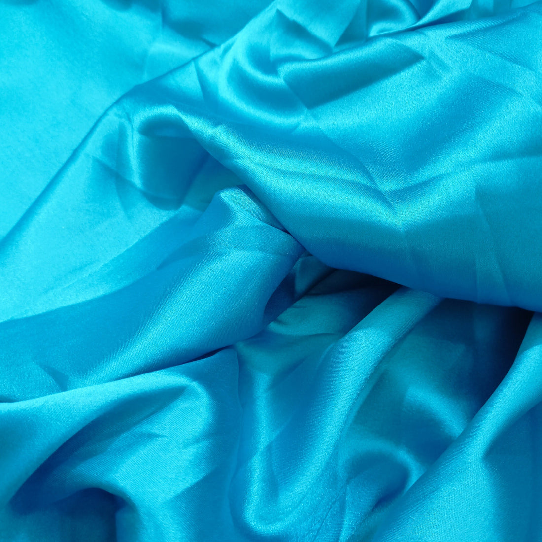Turqoise Blue Silk Taffeta Fabric, Plain Taffeta Fabric, Pure Silk Taffeta Fabric, Taffeta Fabric, Light Silk Taffeta Fabric for Wedding Gown, Plain Taffeta Silk Fabric By The Yard/Meter